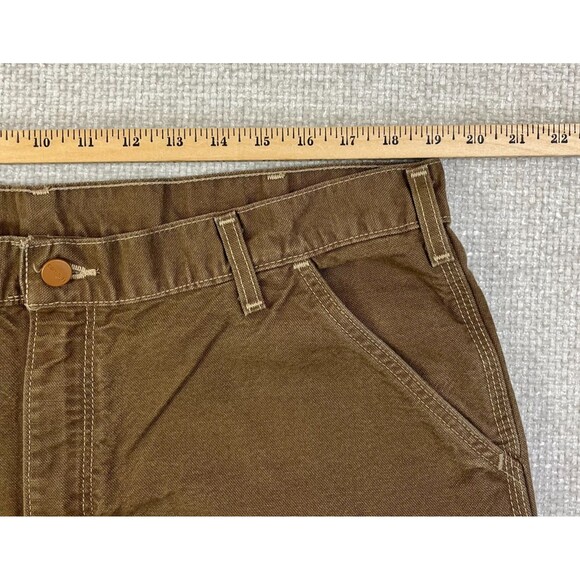 Carhartt FR Pants 100791 Men's 38x29 Flame Resistant Washed Duck Brown CAT 2 - Picture 6 of 11